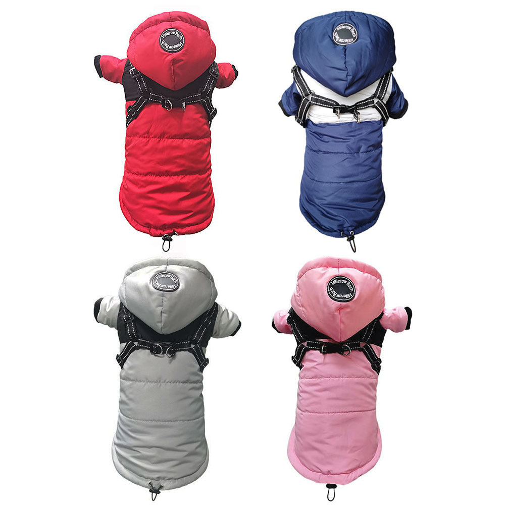 Calming Waterproof Warm Dog Shell Jacket – Velvet-Lined Comfort - Dogs Peace™