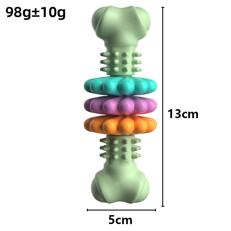 Calming TPR Chew Bone – Dental & Anxiety Relief Toy - Dogs Peace™