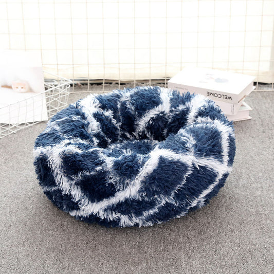 Cathouse Doghouse Large, Medium And Small Dogs Warm Plush Round Pet Bed Dog Bed Cat Bed Dog Bed - Dogs Peace™