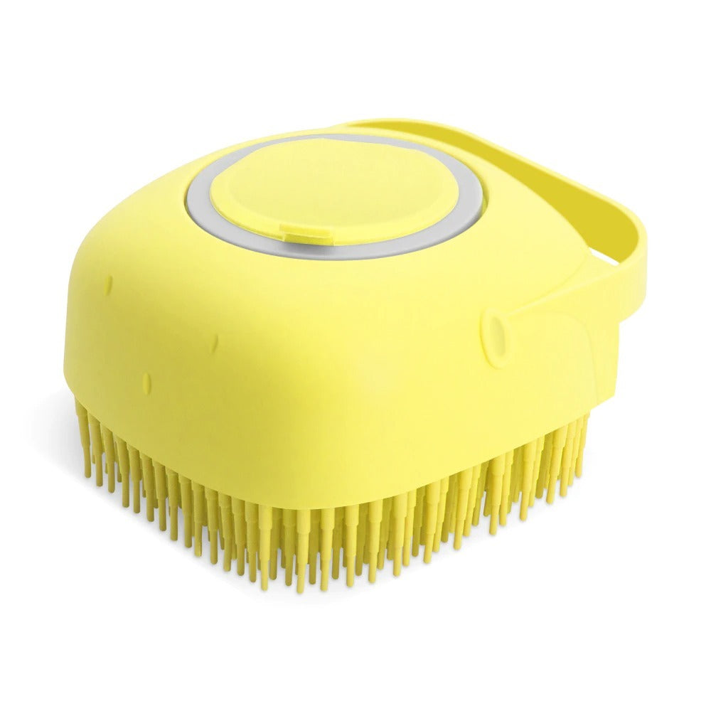 Pet Dog Shampoo Massager Brush Cat Massage Comb Grooming Scrubber Shower Brush For Bathing Short Hair Soft Silicone Brushes - Dogs Peace™