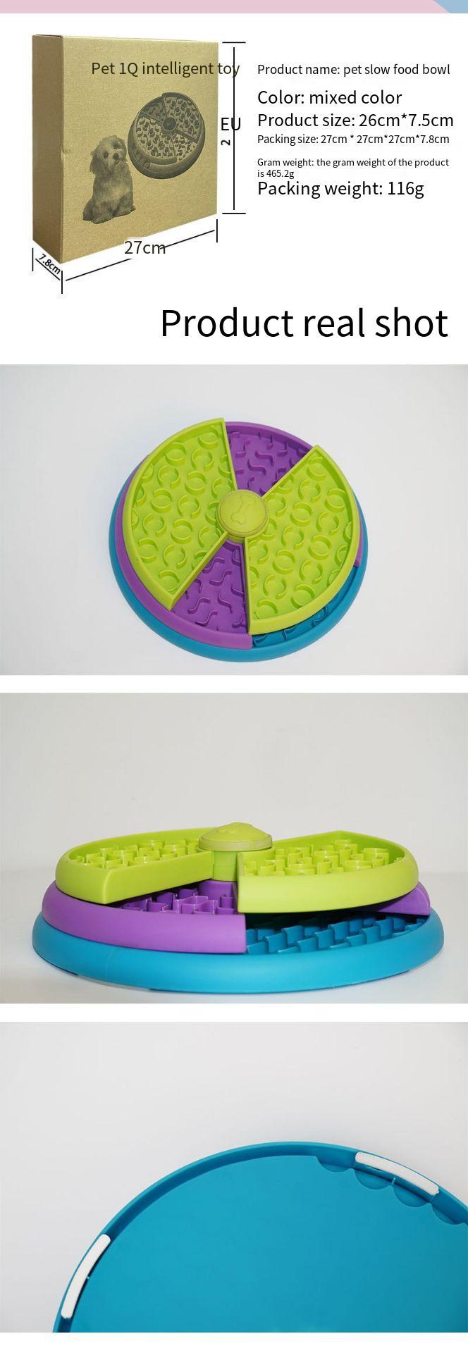 Calming Rotating Puzzle Slow-Feeder Bowl for Dogs - Dogs Peace™