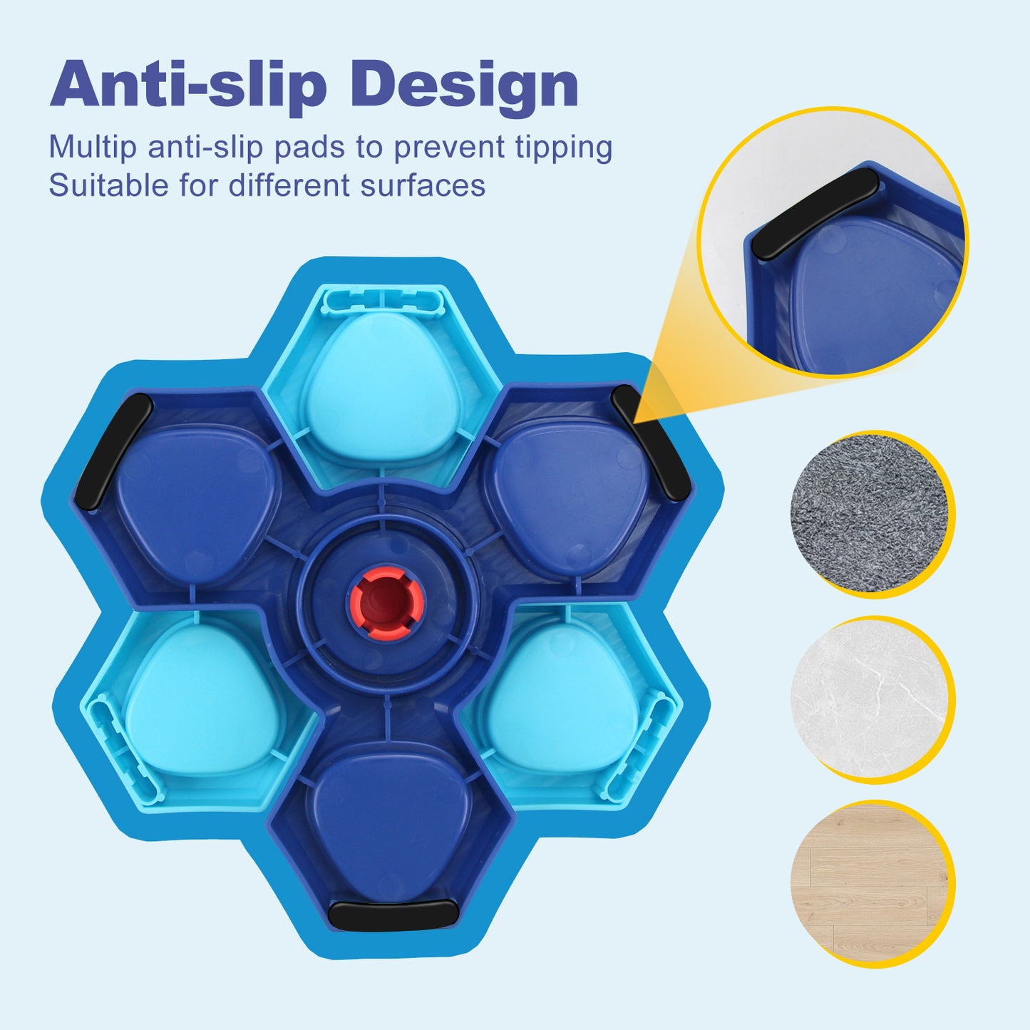 4-Layer Calming Puzzle Slow Feeder Bowl – Aid Boredom & Digestion - Dogs Peace™