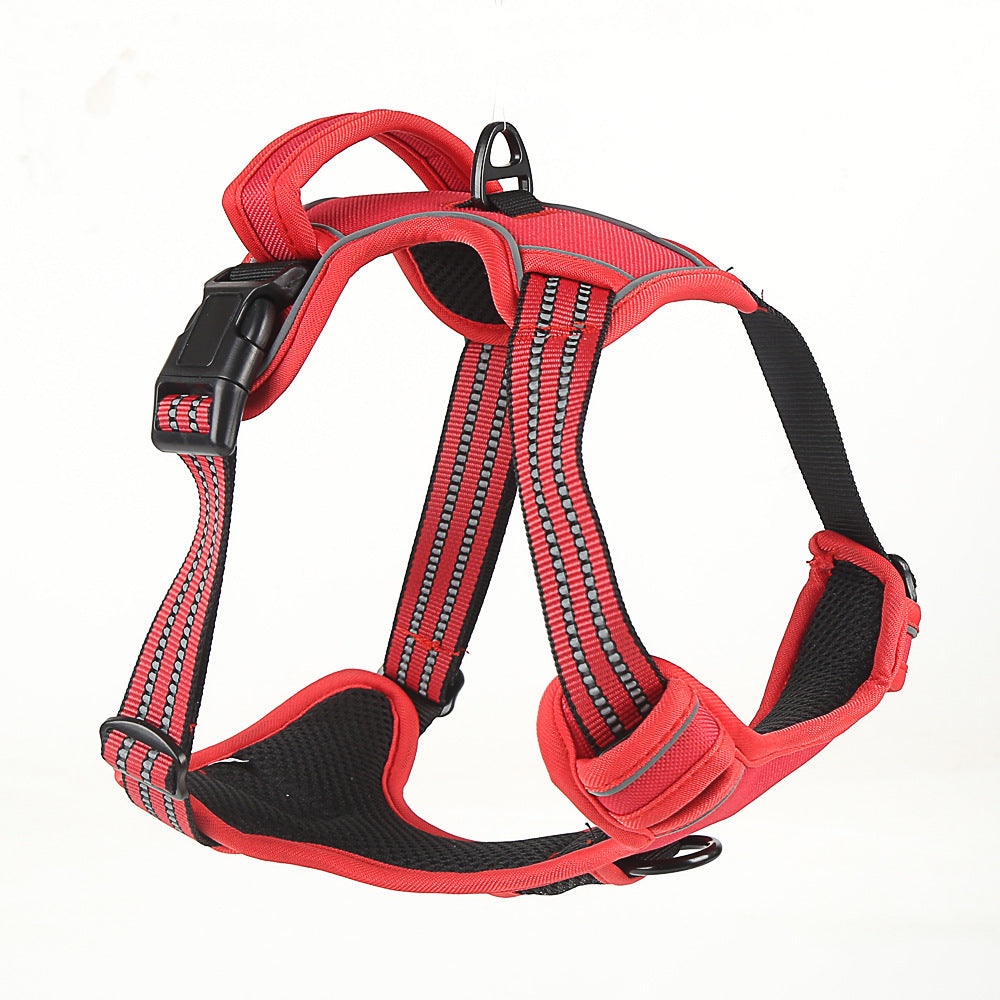 Calming Reflective No-Pull Dog Harness Vest – Adjustable & Breathable - Dogs Peace™