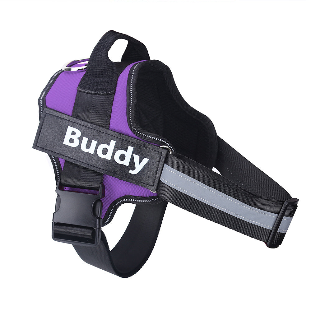 Personalized No-Pull Calming Dog Harness — Reflective & Adjustable - Dogs Peace™