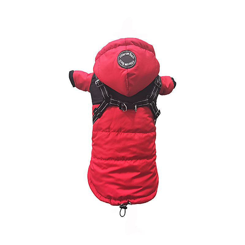 Calming Waterproof Warm Dog Shell Jacket – Velvet-Lined Comfort - Dogs Peace™