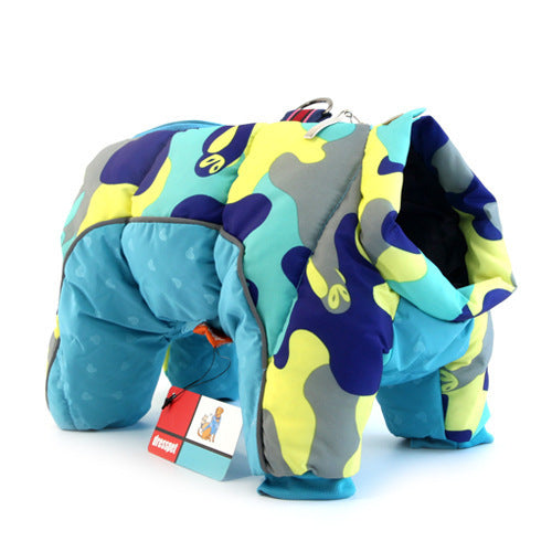 Calming Teddy Down Jacket – Plush & Water-Resistant Dog Coat - Dogs Peace™