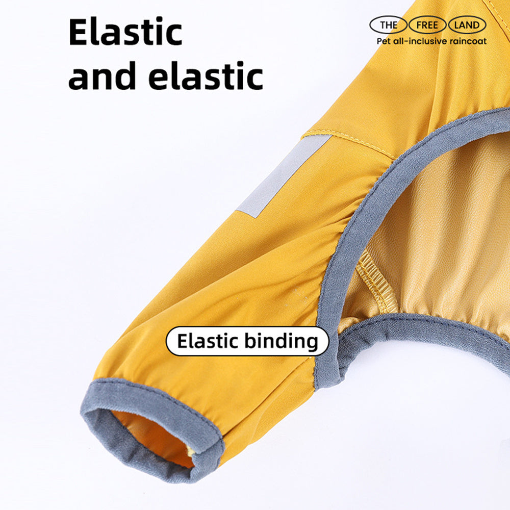 Calming Reflective Waterproof Dog Raincoat – Lightweight Comfort - Dogs Peace™