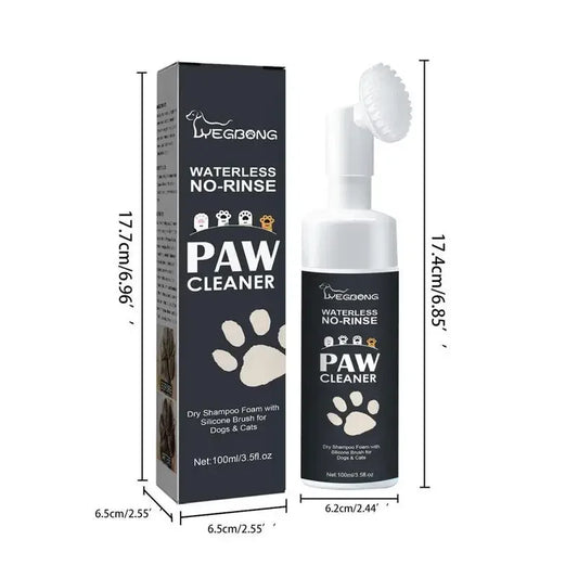 Calming Waterless Paw Cleaner Foam – Groom, Clean, Comfort Anywhere - Dogs Peace™