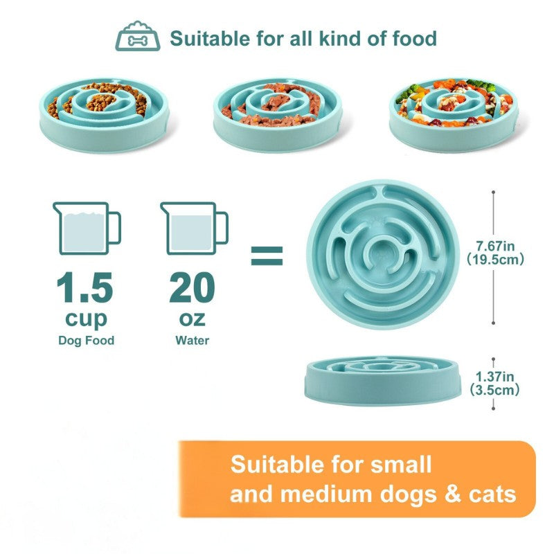 Calm-Focused Slow Feeder: Puzzle Bowl That Slows & Soothes - Dogs Peace™