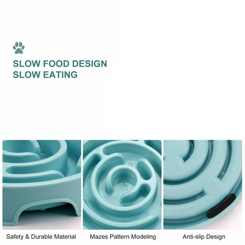 Calm-Focused Slow Feeder: Puzzle Bowl That Slows & Soothes - Dogs Peace™