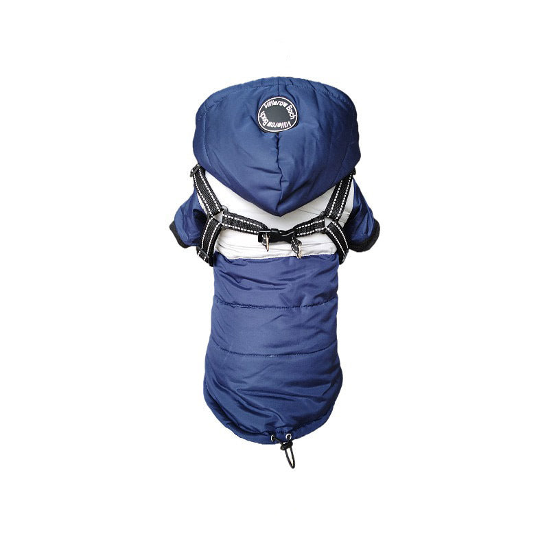 Calming Waterproof Warm Dog Shell Jacket – Velvet-Lined Comfort - Dogs Peace™