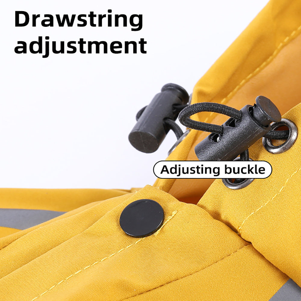 Calming Reflective Waterproof Dog Raincoat – Lightweight Comfort - Dogs Peace™