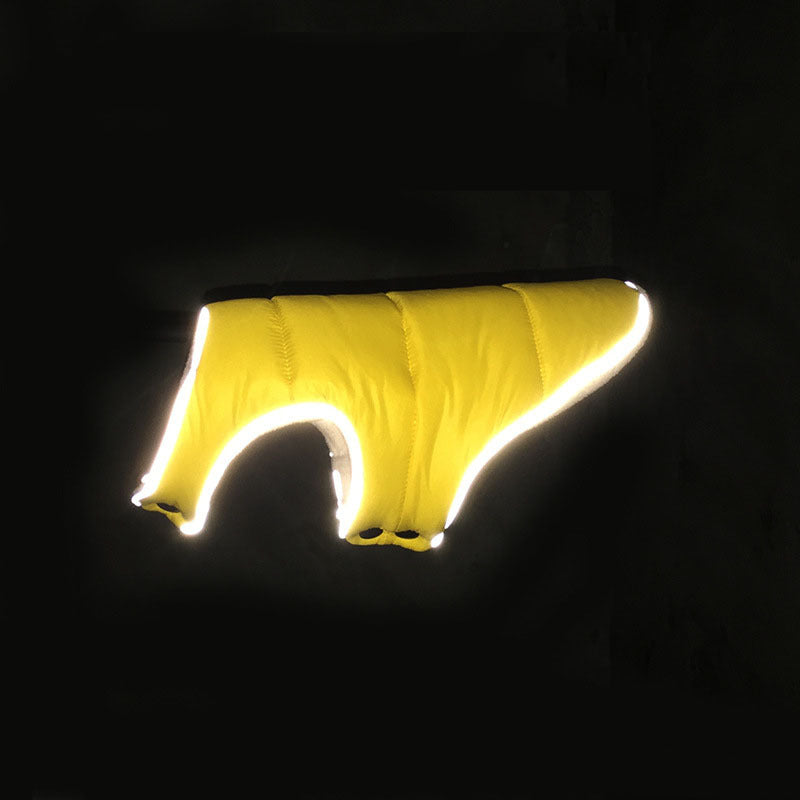 Anxiety-Soothing Reflective Dog Fleece – Cozy & Bright - Dogs Peace™