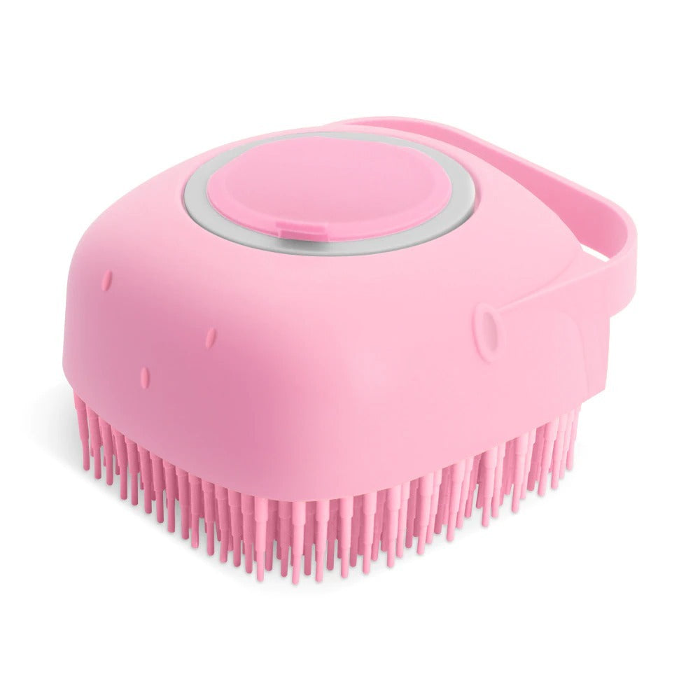 Pet Dog Shampoo Massager Brush Cat Massage Comb Grooming Scrubber Shower Brush For Bathing Short Hair Soft Silicone Brushes - Dogs Peace™