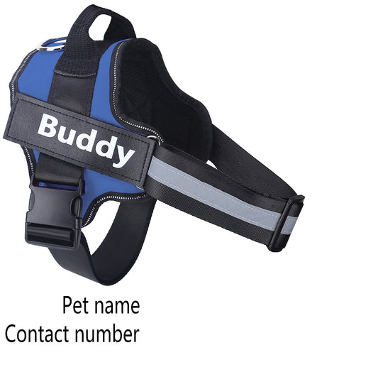 Personalized No-Pull Calming Dog Harness — Reflective & Adjustable - Dogs Peace™