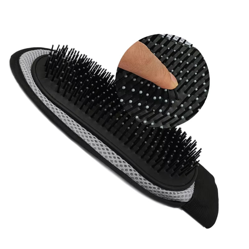 Cat Hair Removal Glove Pet Supplies Bath Massage Jerking Gloves Cat Dog Massage Bathing Cleaning Grooming Supplies Silicone Hair Sticking Removal Brush - Dogs Peace™