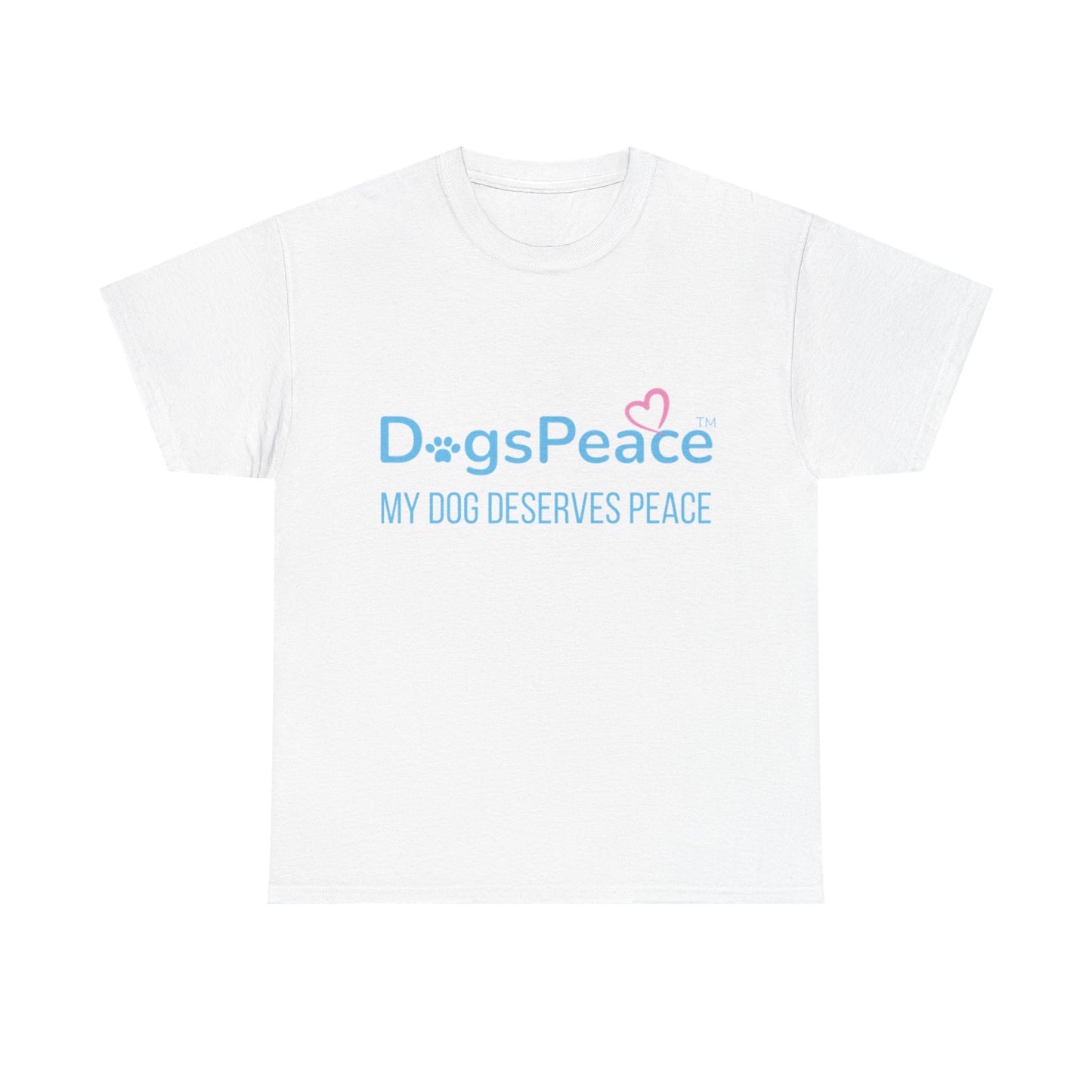 Unisex Heavy Cotton Dog Parent Tee – Comfortable, Durable T-Shirt - Dogs Peace™