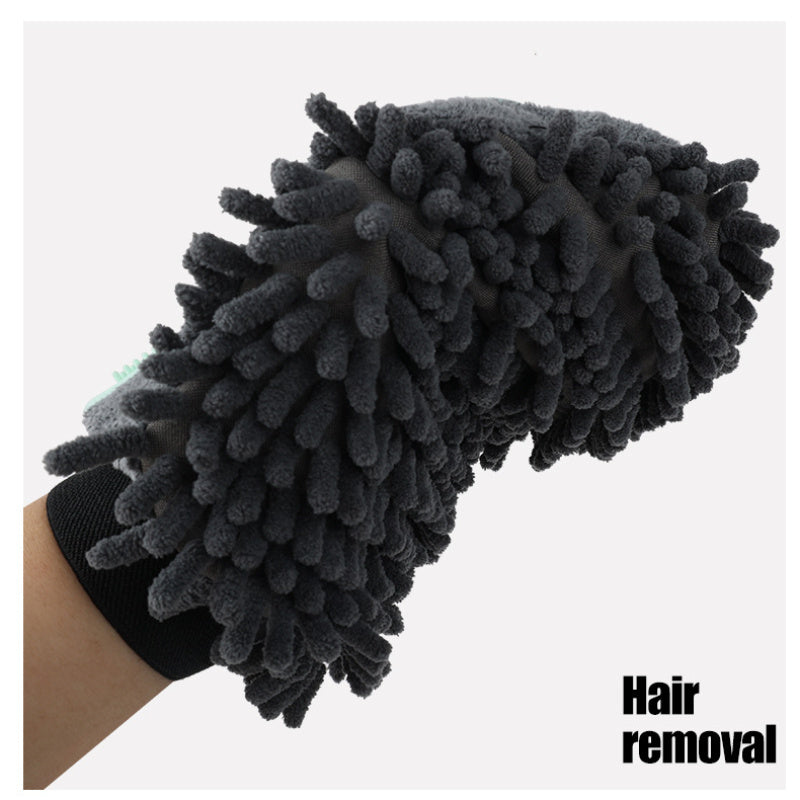 Pet Bathing Brush 2-in-1 Grooming Glove Elegant Dog Grooming Tool For Brushing, Massaging, And Drying Pet Grooming Kit For Dog Cat 2-Sided Bathing Brush Cleaning Massage Glove - Dogs Peace™