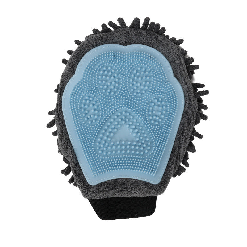 Pet Bathing Brush 2-in-1 Grooming Glove Elegant Dog Grooming Tool For Brushing, Massaging, And Drying Pet Grooming Kit For Dog Cat 2-Sided Bathing Brush Cleaning Massage Glove - Dogs Peace™